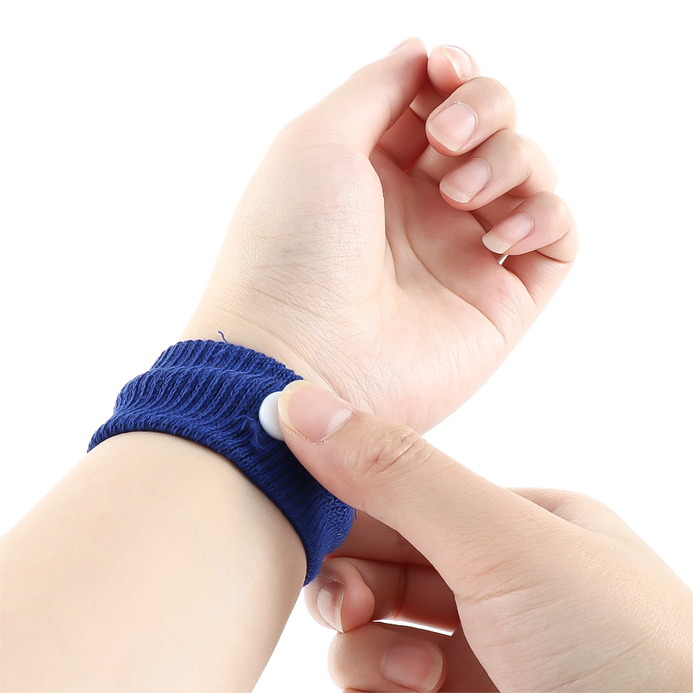 2Pcs Wrist Bands Anti Nausea Wrist Support Sports Safety Wristbands Adjustable Anti-motion Sickness Bracelets Wrist Band Brace