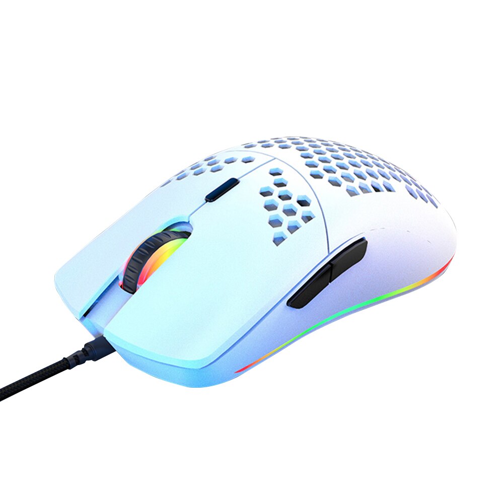 Gaming Mouse RGB Wired Mice School Offices 12000DPI Hollow Lightweight Working Decoration Gamers for ZIYOULANG M6