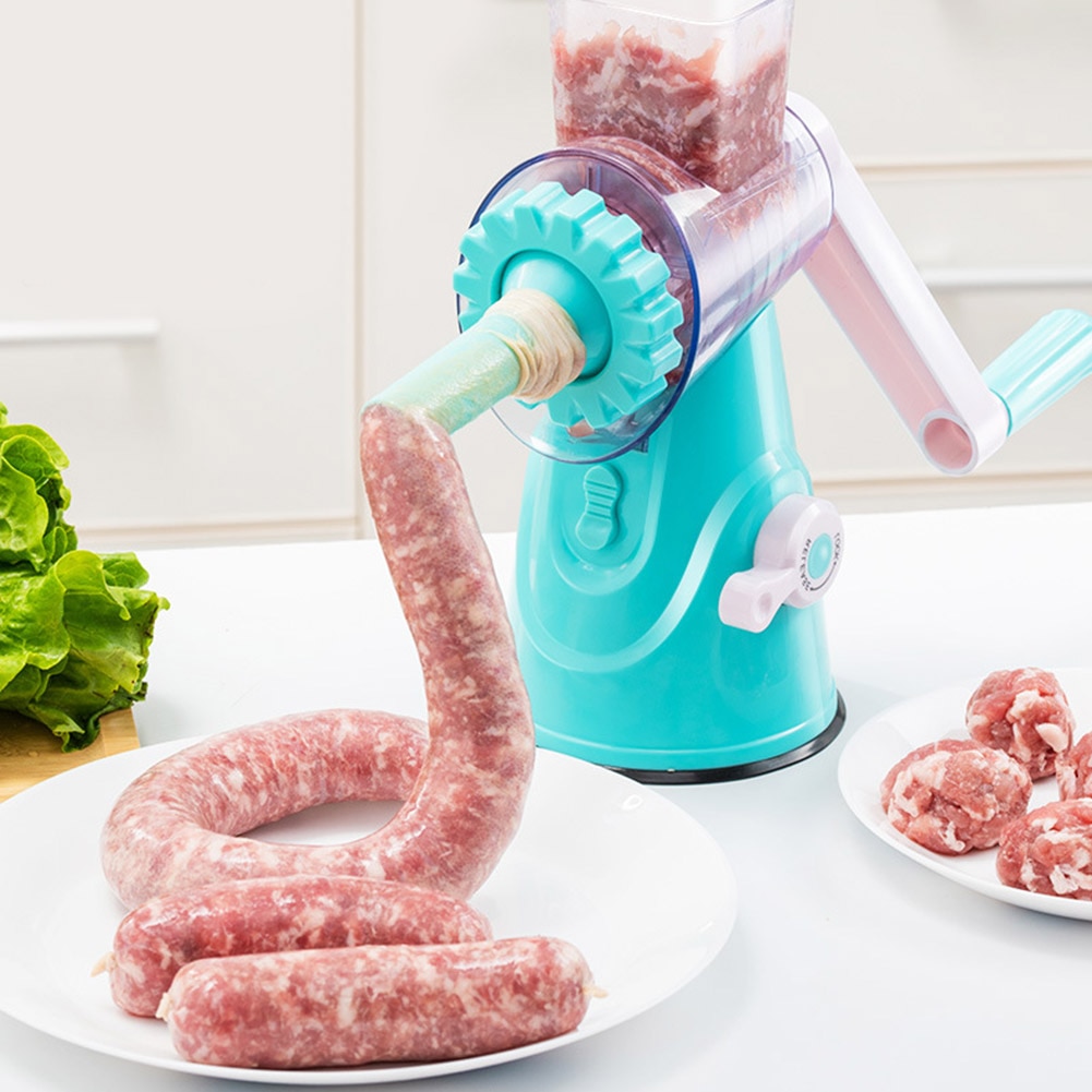 Huishoudelijke Vleesmolen Groentesnijder Multifunctionele Rvs Vleesmolen Cutter Handleiding Food Processor Worst Maker