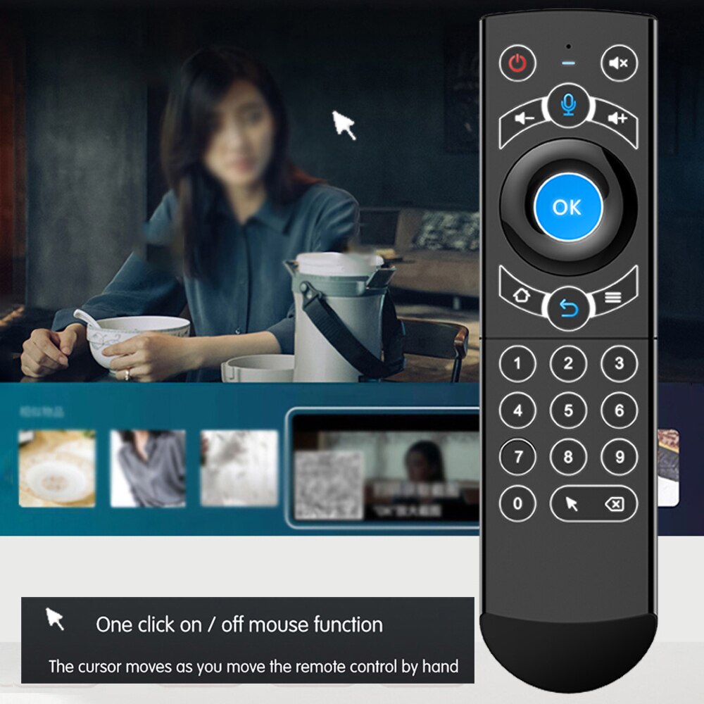Wireless G21 Air Mouse G21S Backlight Backlit Voice 2.4G Remote Control Controller Gyro Sensing For Android TV Box Television