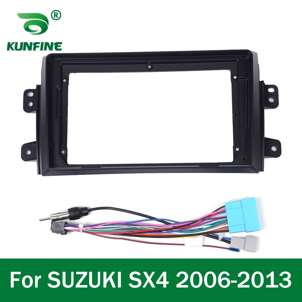 auto GPS di Navigazione stereo per SUZUKI SX4 2006-2013 Radio fasce Pannello Telaio in forma 2din 9 pollici in trattino unità principale schermo