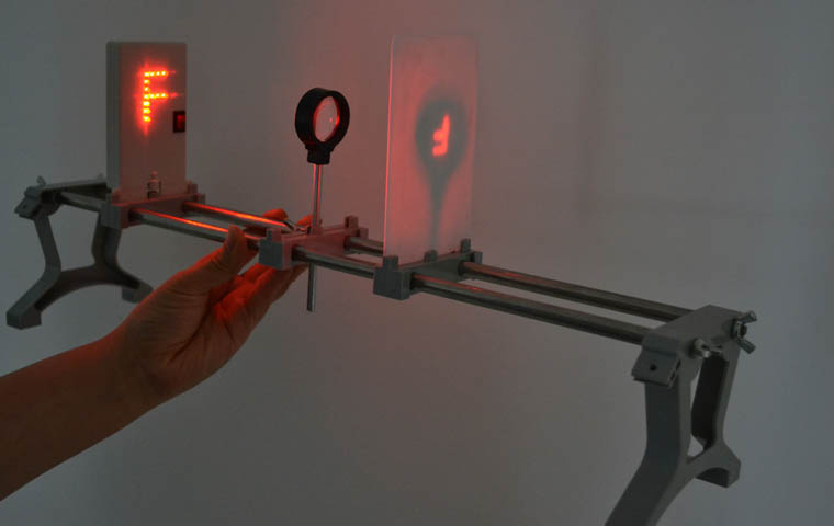 junior Esperimenti di Fisica Ottica Lente scatola Principio Dimostrazione Insegnamento Attrezzature Professionali F Sorgente di Luce M-1526