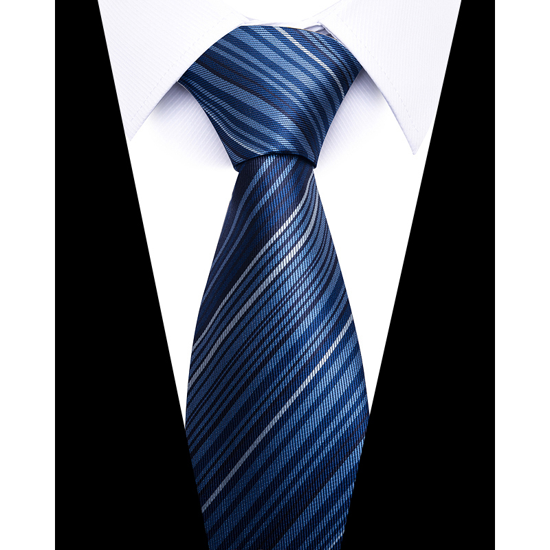 Corbata para hombre, , lujosa, 7,5 cm, corbata, accesorios para camisa, rayas, rojo oscuro, día de Año para hombre