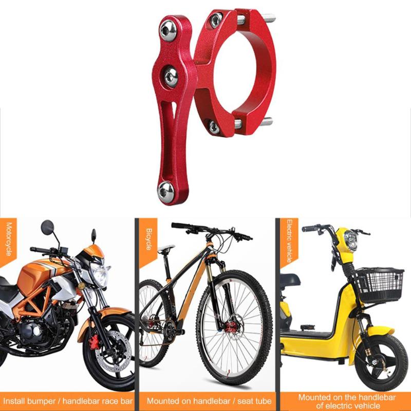 Soporte duradero para botella de bicicleta, soporte de botella de agua de bicicleta, adaptador de doble tornillo para manillar de bicicleta de montaña