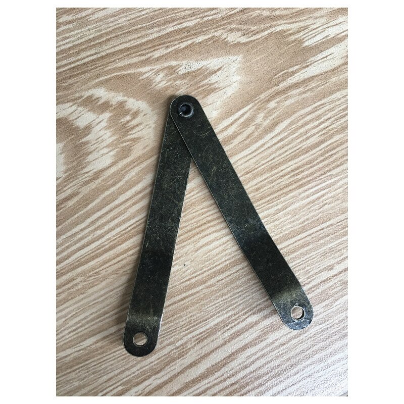 Vintage bronze låg støtte hængsler holder til boks display møbler tilbehør skab dør køkken skab hængsler låg holder ,2 stk