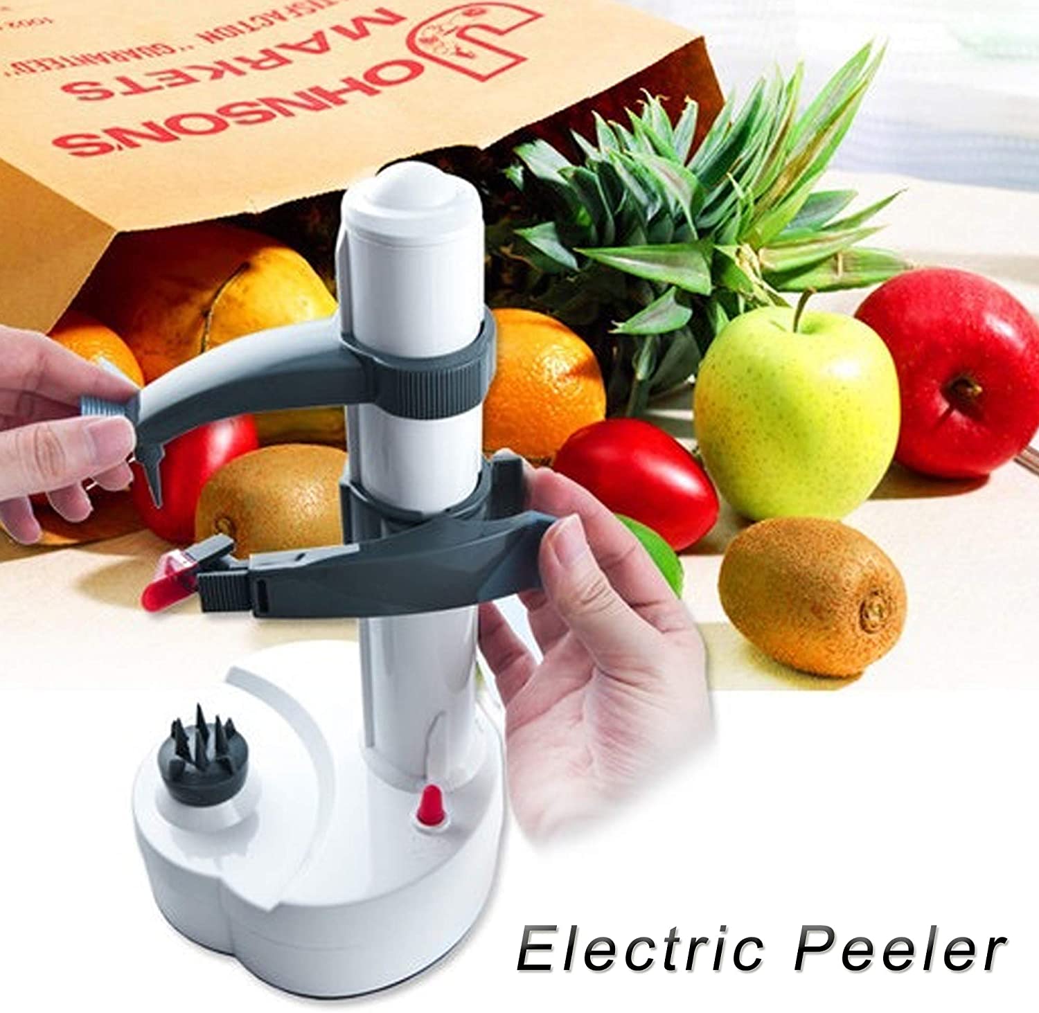Electric Multifunction Auto Apple Peeler Smart Vegetable Fruit Peeler Machine Stainless Steel Kitchen Peeling Tool