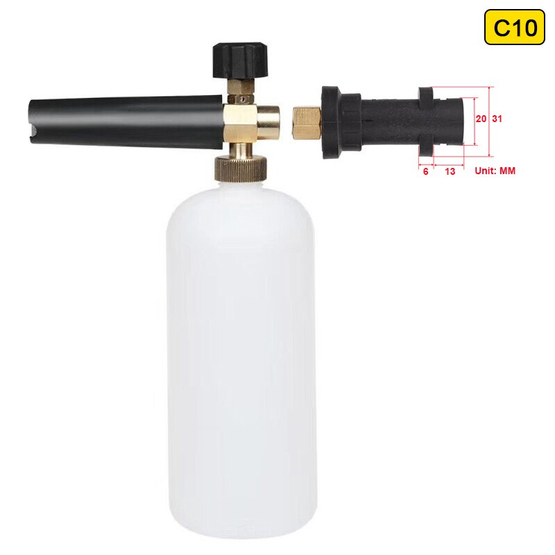 High Pressure Washer Snow Foam Lance Foam Cannon For Karcher Daewoo Hammer Huter Makita Bosch Parkside Lavor Stihl Car Wash: C10