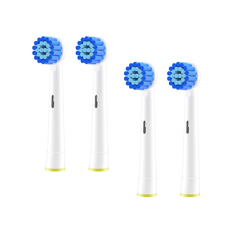 4 Pcs Tand Opzetborstels Opzetborstels Nozzles Voor Oral-B Elektrische Tandenborstel Gloednieuwe Schoon Generieke Precisie schoon