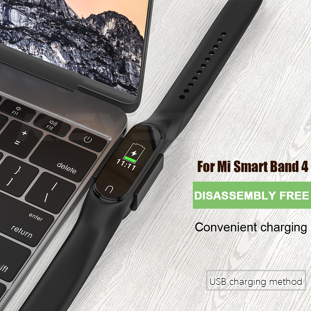 KEYSION Demontage freies Schnelles Ladegerät Kabel Für Xiao mi mi Band 4 globale USB Ladegerät Lade Dock für Xiao mi mi Smart Band 4