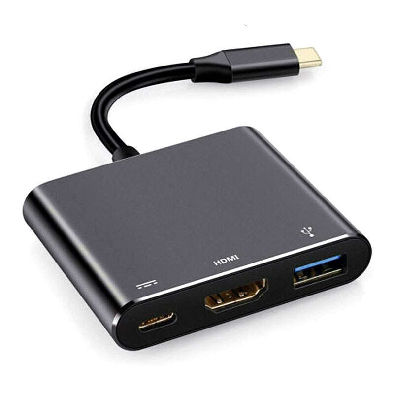 Usb c hub til hdmi thunderbolt 3 adapter for macbook pro/air oneplus 7 pro type-c med pd charge hub 3.0
