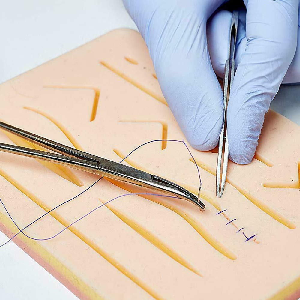 Kit médical de formation à la Suture, modèle de peau, entraînement à la pratique de la Suture humaine, Kit de formation pour médecins et infirmières