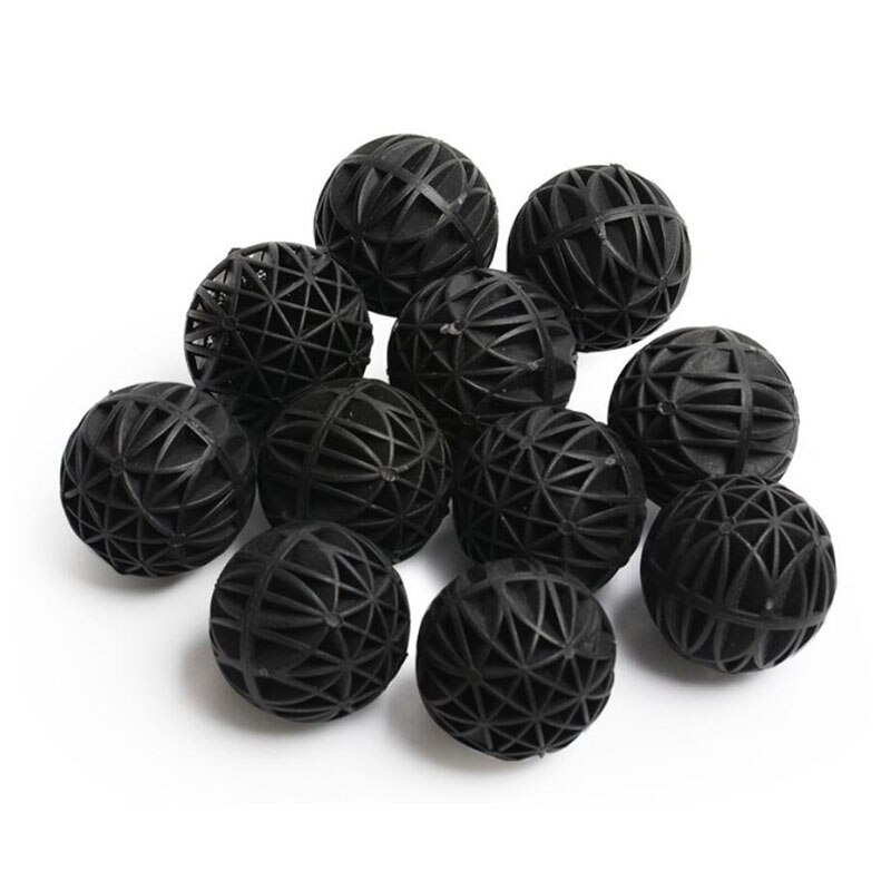 Bolas bioquímicas de 16mm para acuario, bolas bioquímicas para filtro de Acuario, accesorios para pecera, , 100 Uds.