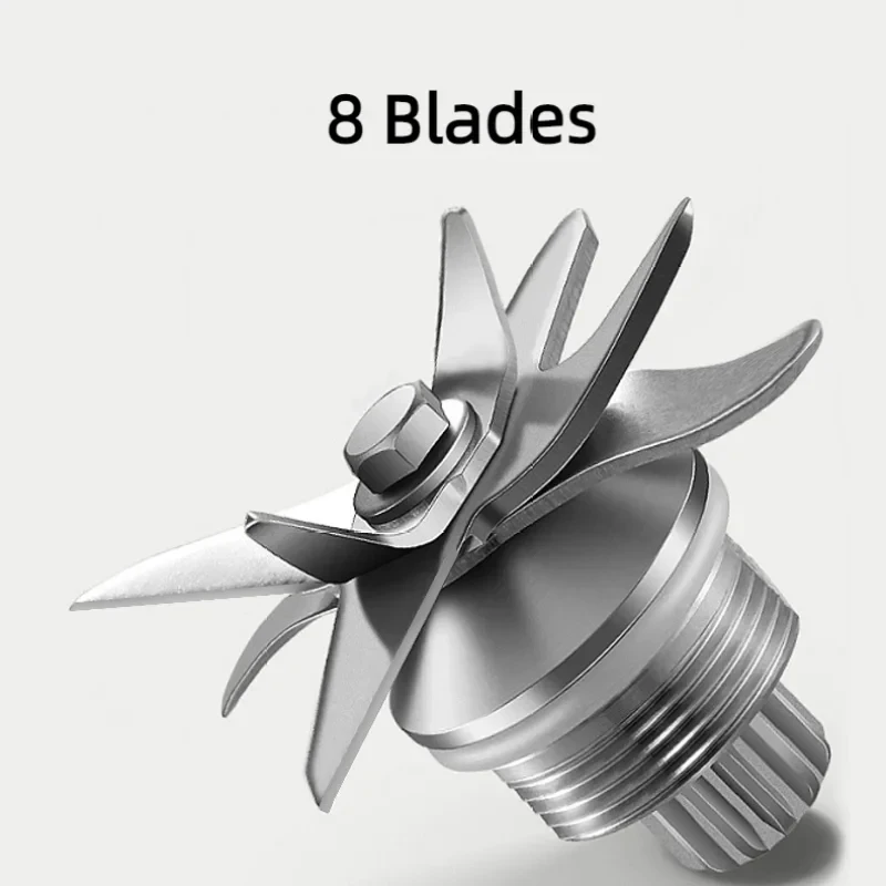 480ml smoothies mixermaskin med 8 blad mini elektrisk juicepress multifunktionell grönsaksjuicepress blender för hemmakontor och resor