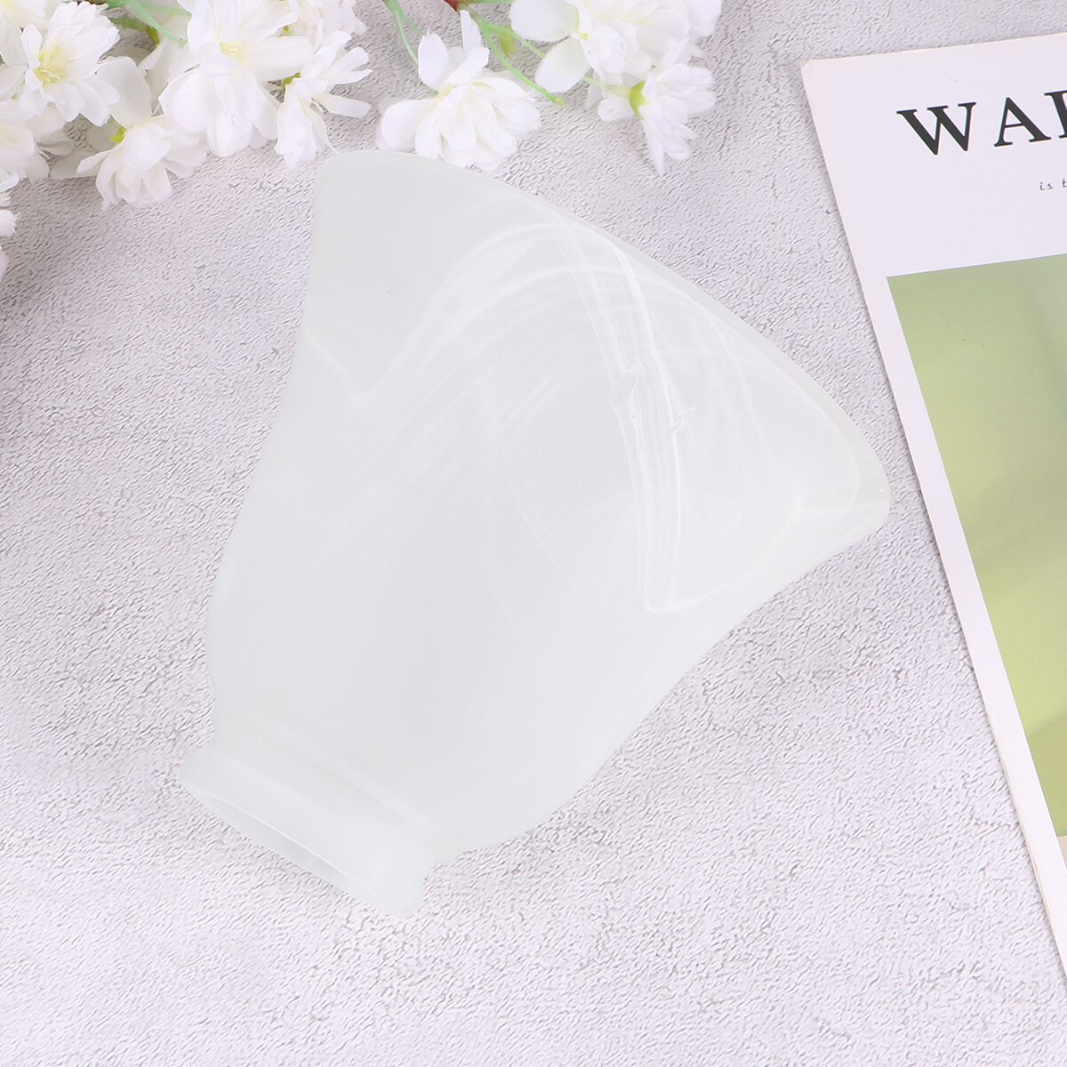E27 Interface Lamp Shade Simple Lampshade Frosted Glass Lamp Cover Light Accessory for Home Living Room