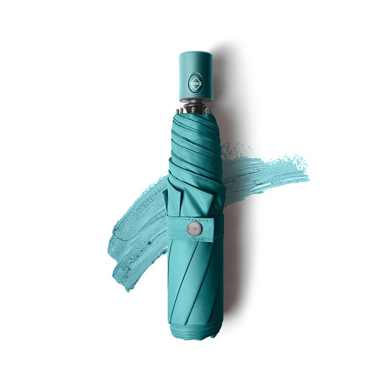 Rain and sun umbrella sunscreen vinyl shine uv female automatic folding shade upf50 + parasol umbrella beach umbrella: 2