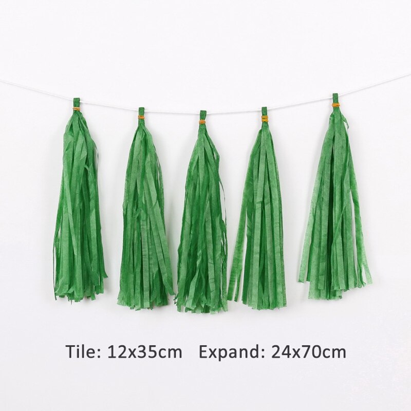 1 conjunto multi purpose estilo europeu festa de aniversário suprimentos chá de fraldas tecido diy borla guirlanda decoração do casamento crepe papel