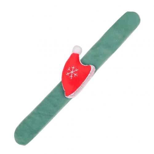 Jule julemand børns automatisk armbånd hjortehat træ pat band cirkel armbånd armbånd fest børn: Jul hat