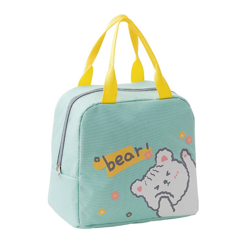 Kinderen School Lunchbox Draagbare Lunch Bag Lunchbox Thermische Geïsoleerde Lunch Box Tote Koeltas Bento Pouch Lunch Container