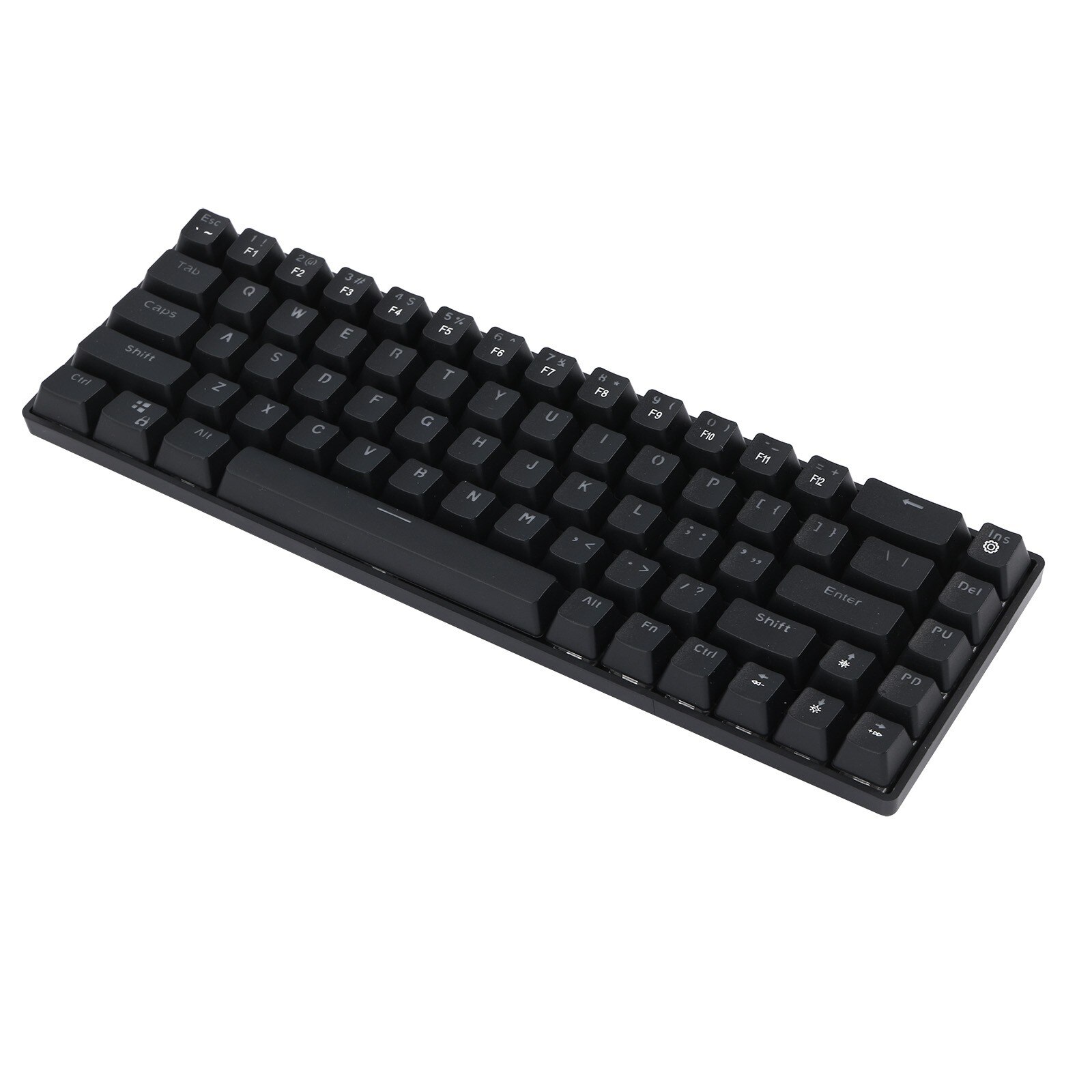 Dk68e 68-klucz Rgb mechaniczna klawiatura do gier przewodowy nowy typ podświetlany diodami Led klawiatury 5-kolor mieszany kolor oświetlenie typu c
