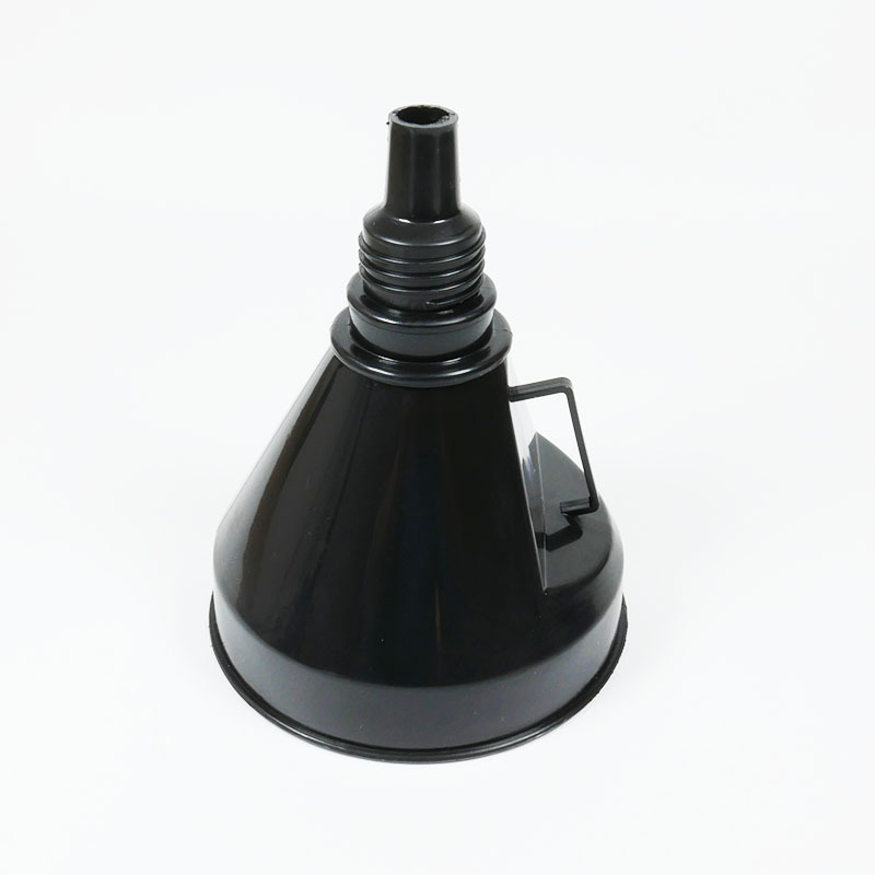 2 in 1 Plastic Funnel Spout Car Motorcycle Oil Water Fuel Gasoline Diesel Filling Funnel with Soft Pipe for Truck Vehicle