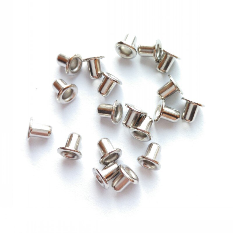 500 st brons mässing flisa metall öglor för scrapbooking pyssel utsmyckning kläder kort hantverk docka dekoration: Silver-