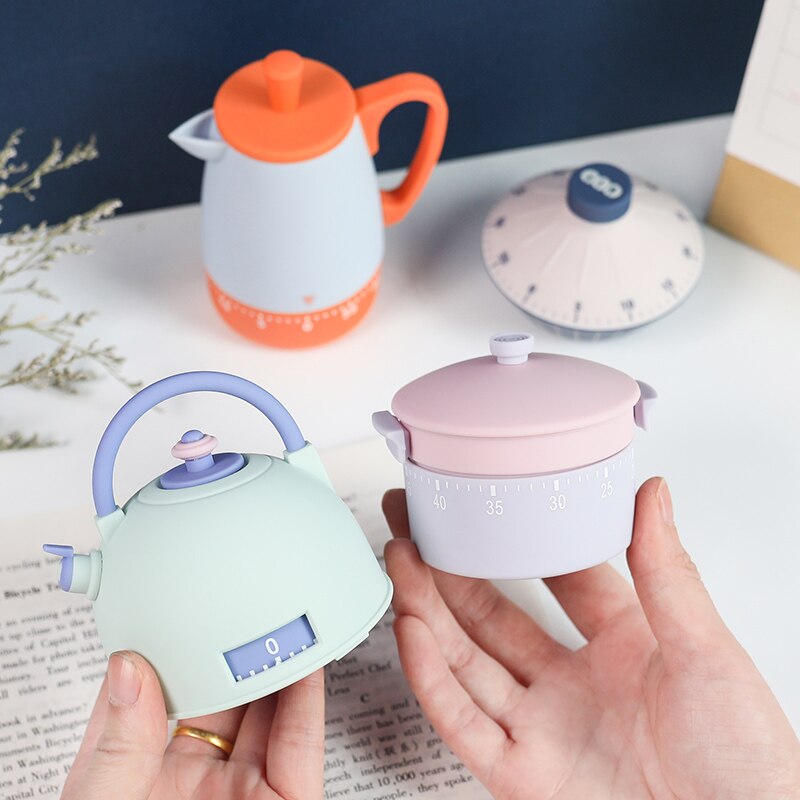 Kitchen Timer Learning Productivity Timer Assistant Home Baking Tools Mechanical Reminder Cute Kitchen Accessories
