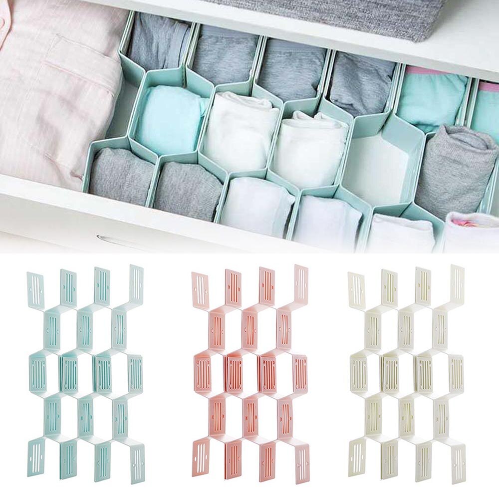 Schublade Waben Schindel Partition Teiler Kasten Separator DIY Netz Lagerung Organizer Zell Sortierung Höschen Socken