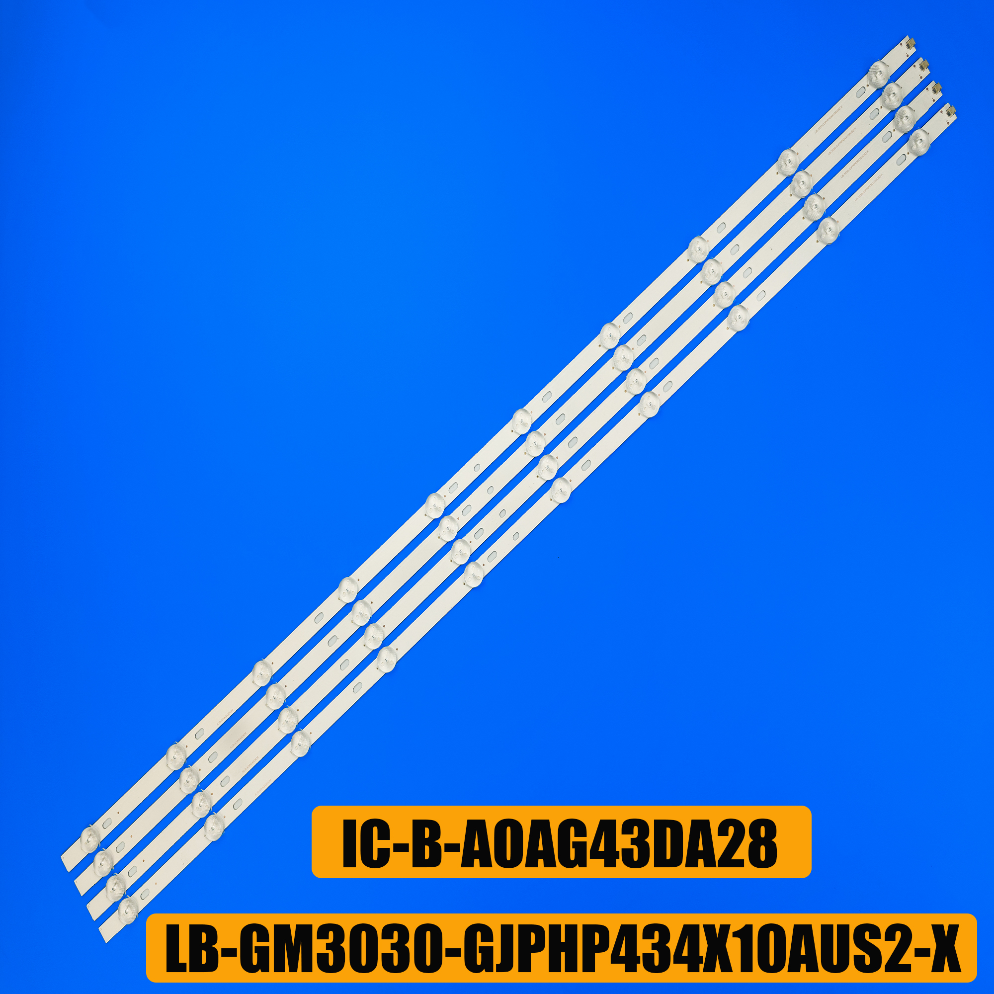 Tira de LED para televisor PHI LIPS de 43 ", 43PUS6504/12 43PUS6554/12 43PUS7505 43PUS7555 LB-GM3030-GJPHP434X10AUS2-X GJ-2K18-430-D310-V2