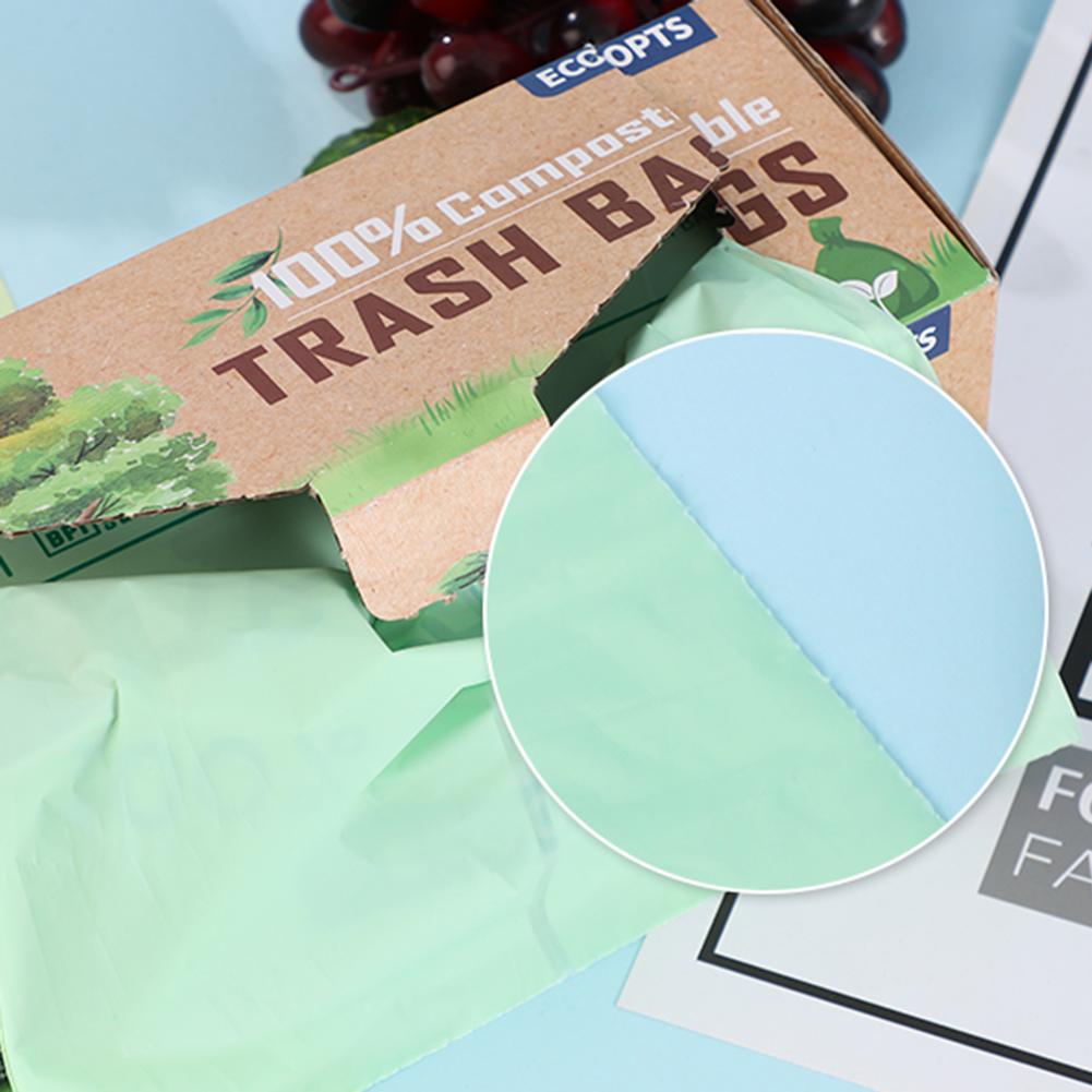 100pcs/Bag Compostable Trash Bags Small Kitchen Compost Trash Bags, Food Scrap Yard Waste Bags , Bathroom Office Car Garbage Bag