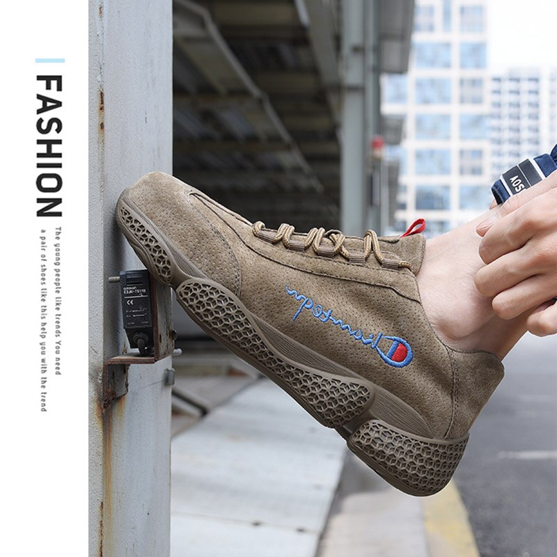 ROXDIA Labor protection shoes men's comfortable, breathable, antiskid work shoes, anti smashing and anti piercing RXM217