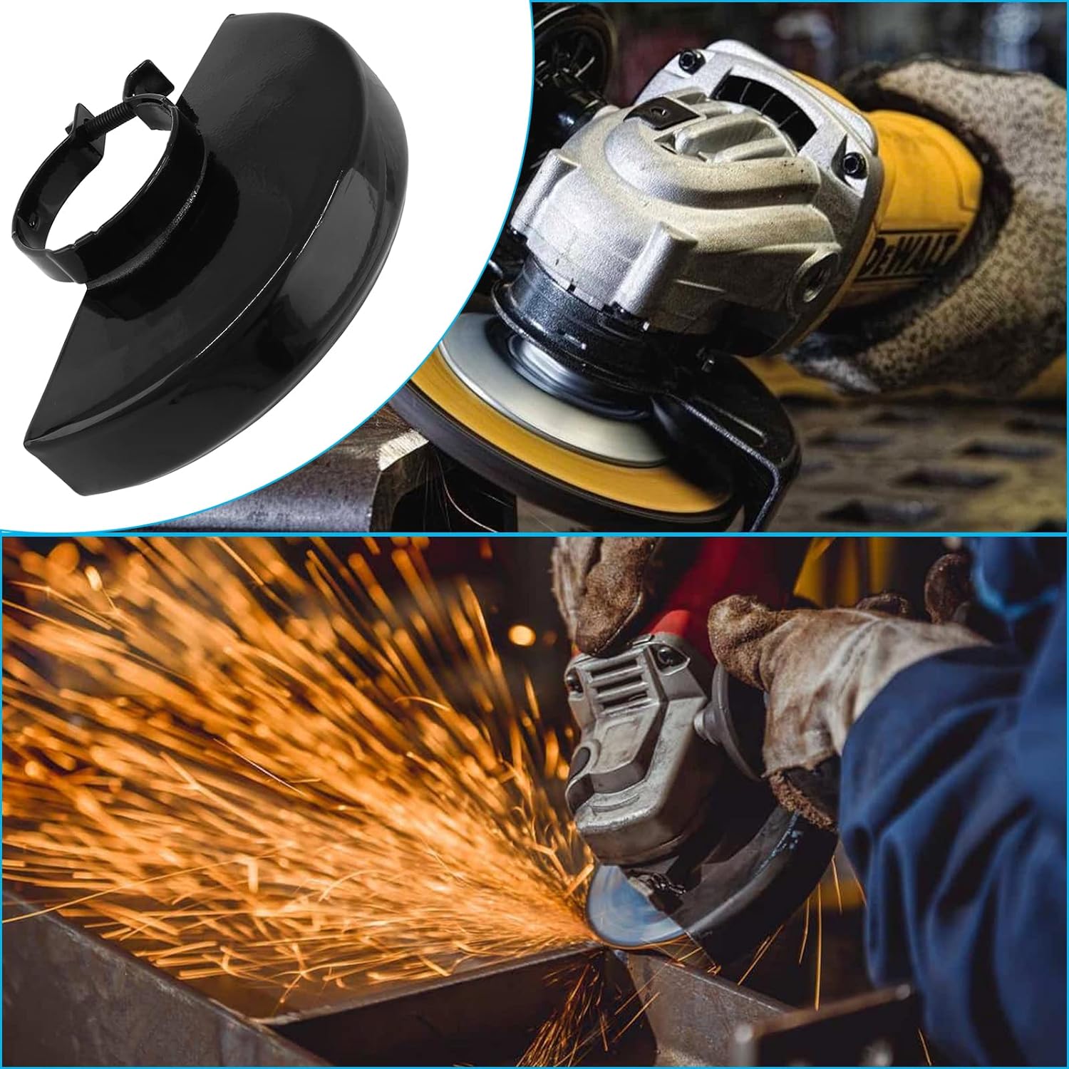 Haakse Slijper Metalen Veiligheidsbescherming Beschermer Wieldop Voor Elektrische Hoek Slijphoek Slijpen Wiel Cover Stofkap Hoek