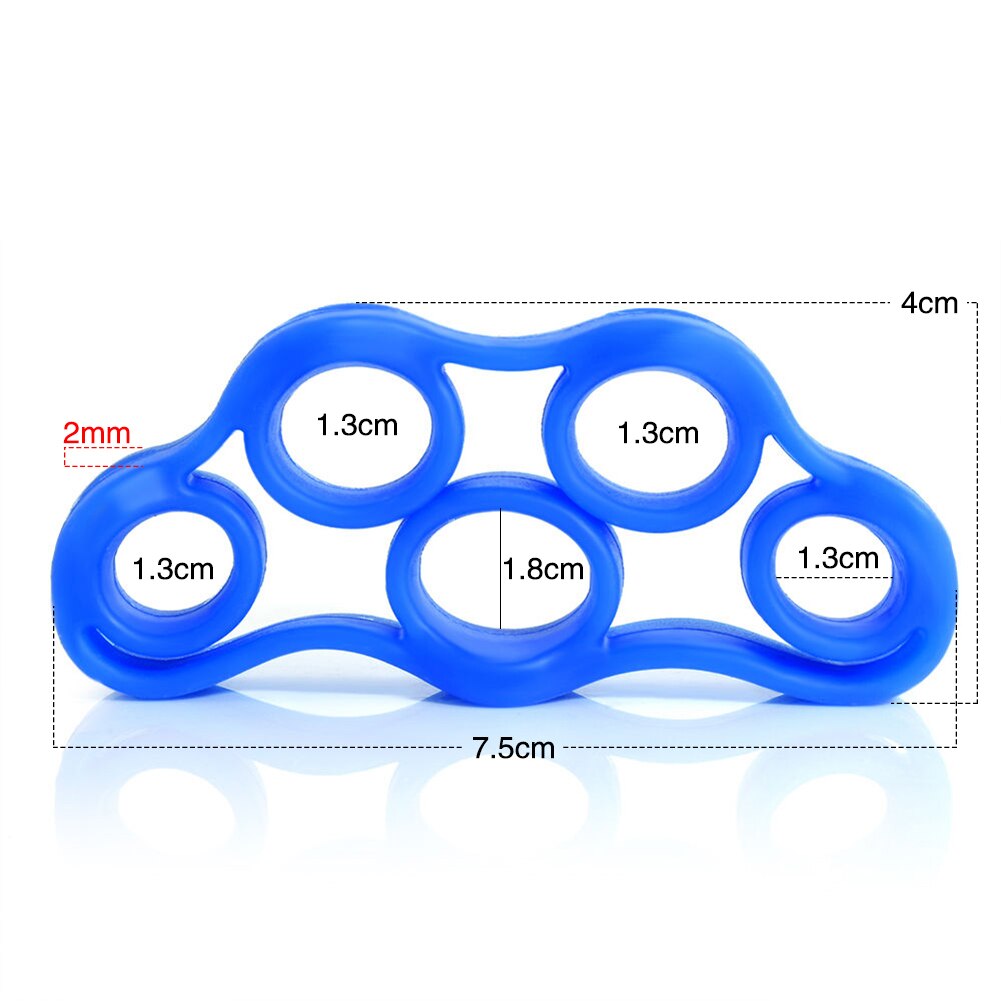 Silicone Fingers Tension Motor Fingers Toy Exercise Trainer Fingers Pull Ring Pocket Toys Decompression Sports