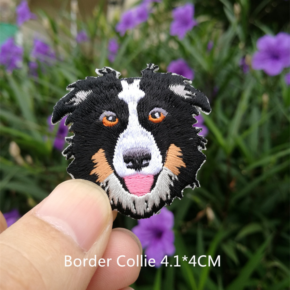 Kinderen Leuke Hond Borduren Patch Doek Stickers Back Gum Badge Kleding Accessoires Tas Decoratie