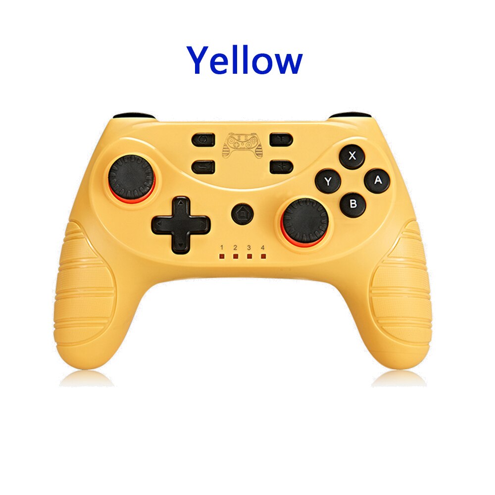 Mando inalámbrico Bluetooth para consola n-Switch Pro Lite, compatible con NS Switch, videojuego, Joystick USB, pc: 1 Yellow