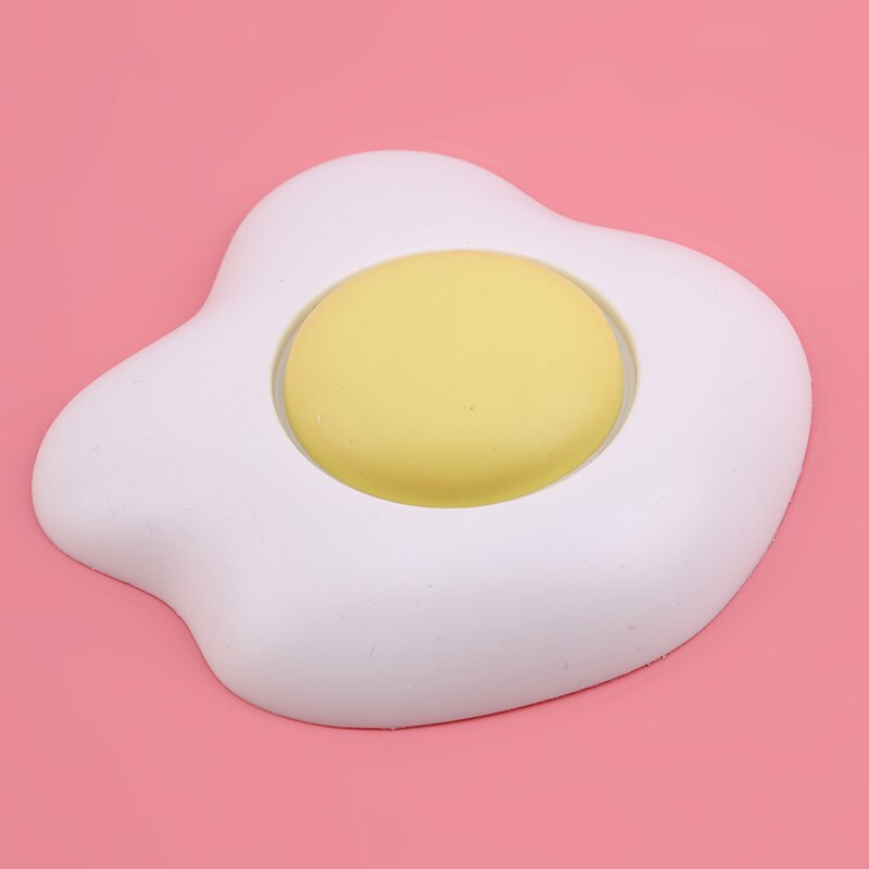 Household Wall Thickening Mute Cute Pouch Egg Shape Plastic Handle Door Lock After The Protection Pad Wall Stickers 1PC