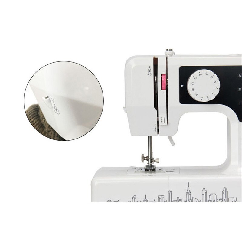 Semi automatic multifunctional electric sewing machine for household Sewing machine with thick sewing edge and eyelet