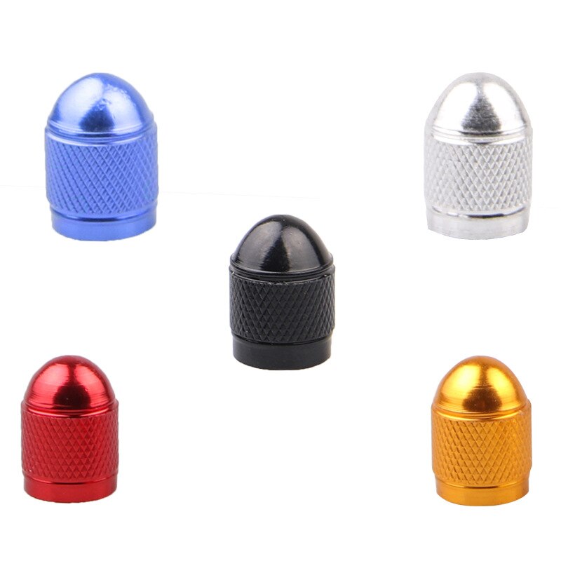 2/4PCS Universal Aluminum Alloy Schrader Valve Caps Wheel Tire Valve Dust Covers for Cars Motorcycles Bikes Bicycle Accessories