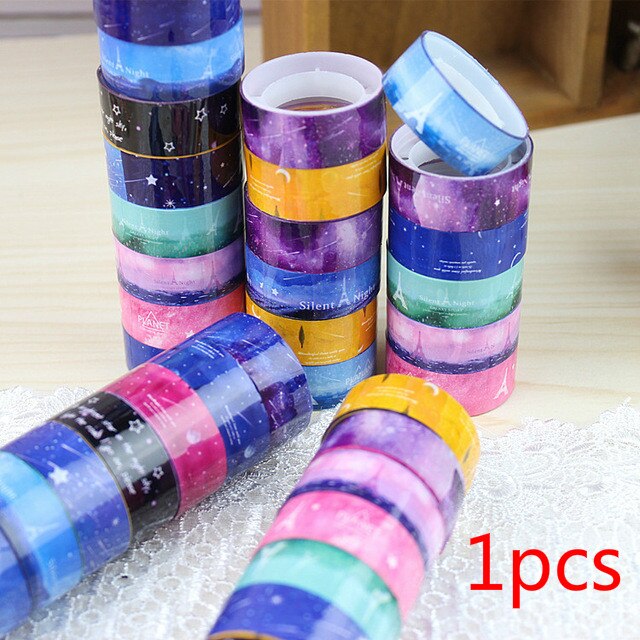4pcs/set Japanese Decoration Kawaii Masking Fresh Paper Diy Washi Tape Stickers Scrapbooking Cute Stationary School Supplies: 1pcs