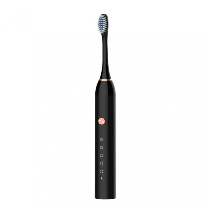 Rechargeable Electric Toothbrush Buy 1 Get 2 Toothbrush Head 5 Modes Waterproof Travel Toothbrush Automatic Smart Toothbrush: A3
