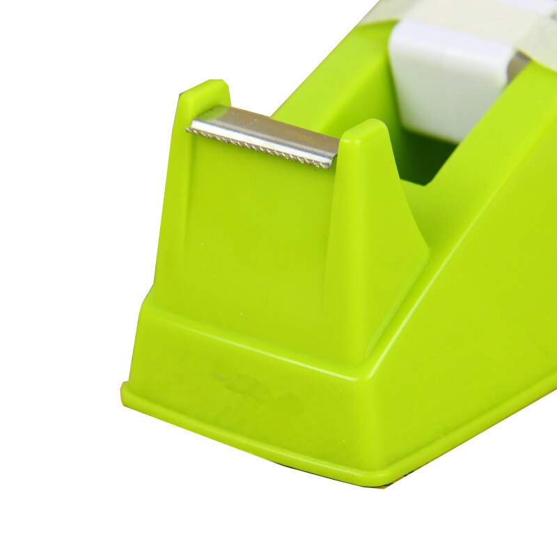 1Pc Packaging Parcel Plastic Roller Tape Cutter Dispenser Plastic Sealing Tape Holder Cutter Manual Packing Machine Tools