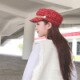 Hat lady spring and summer white thunder hat web celebrity octagonal hat versatile cap