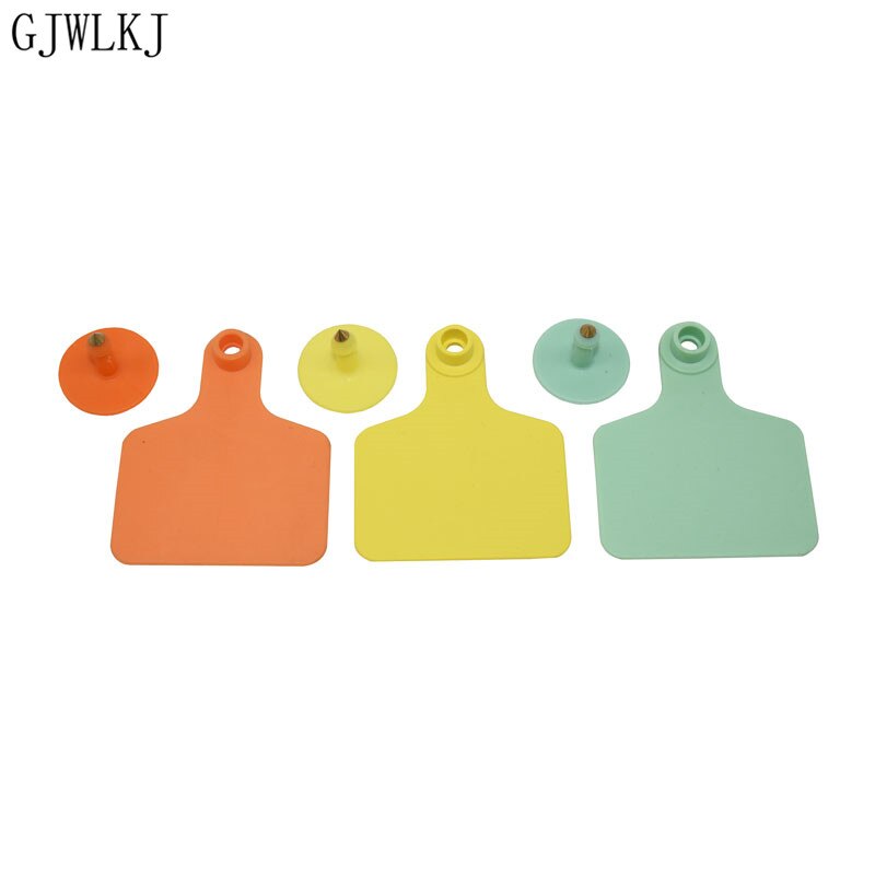 20 zestawów z wysokiej jakości TPU bydła kolczyków i niemy głowy miedzi kolczyki zwierząt gospodarskich identyfikacji karty zwierząt dostaw