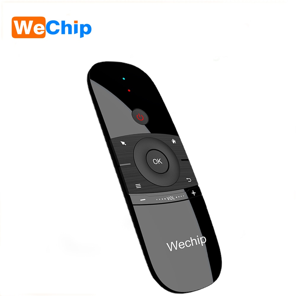 Wechip W1 Russisch Of Engels Versie 2.4 Ghz Draadloze Toetsenbord Mini Fly Air Mouse Voor Smart Android Tv Box Mini pc Htpc Projector