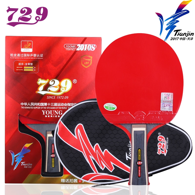 Friendship 729 Table Tennis Bat Table Tennis Racket Finished Ping Pong Offensive Rackets