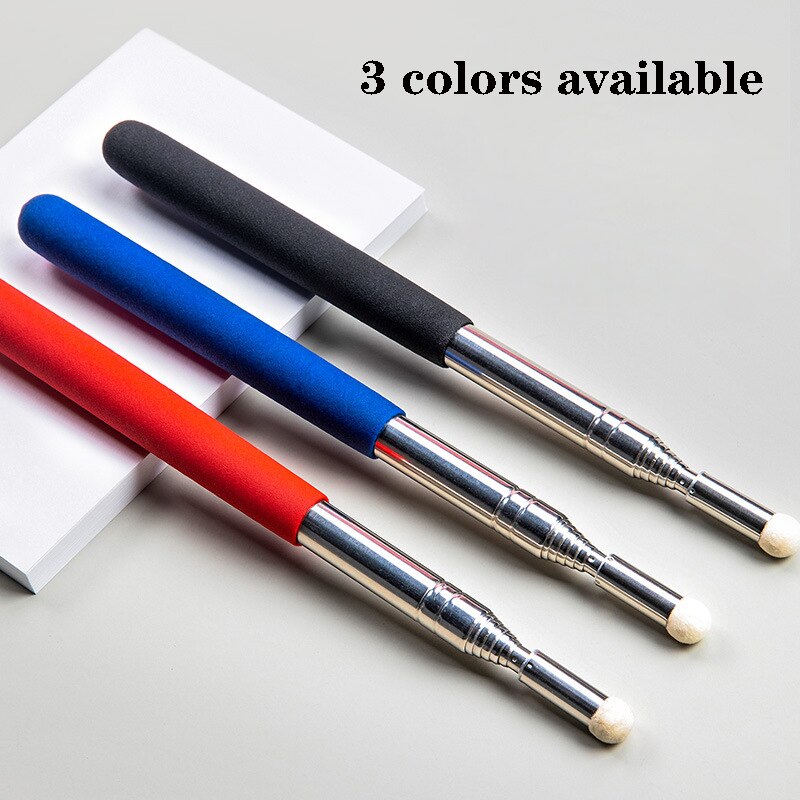 Retractable Teacher's Pointer Stainless Steel Multifunctional Teaching Supplies School Teacher Tools Student Stationery