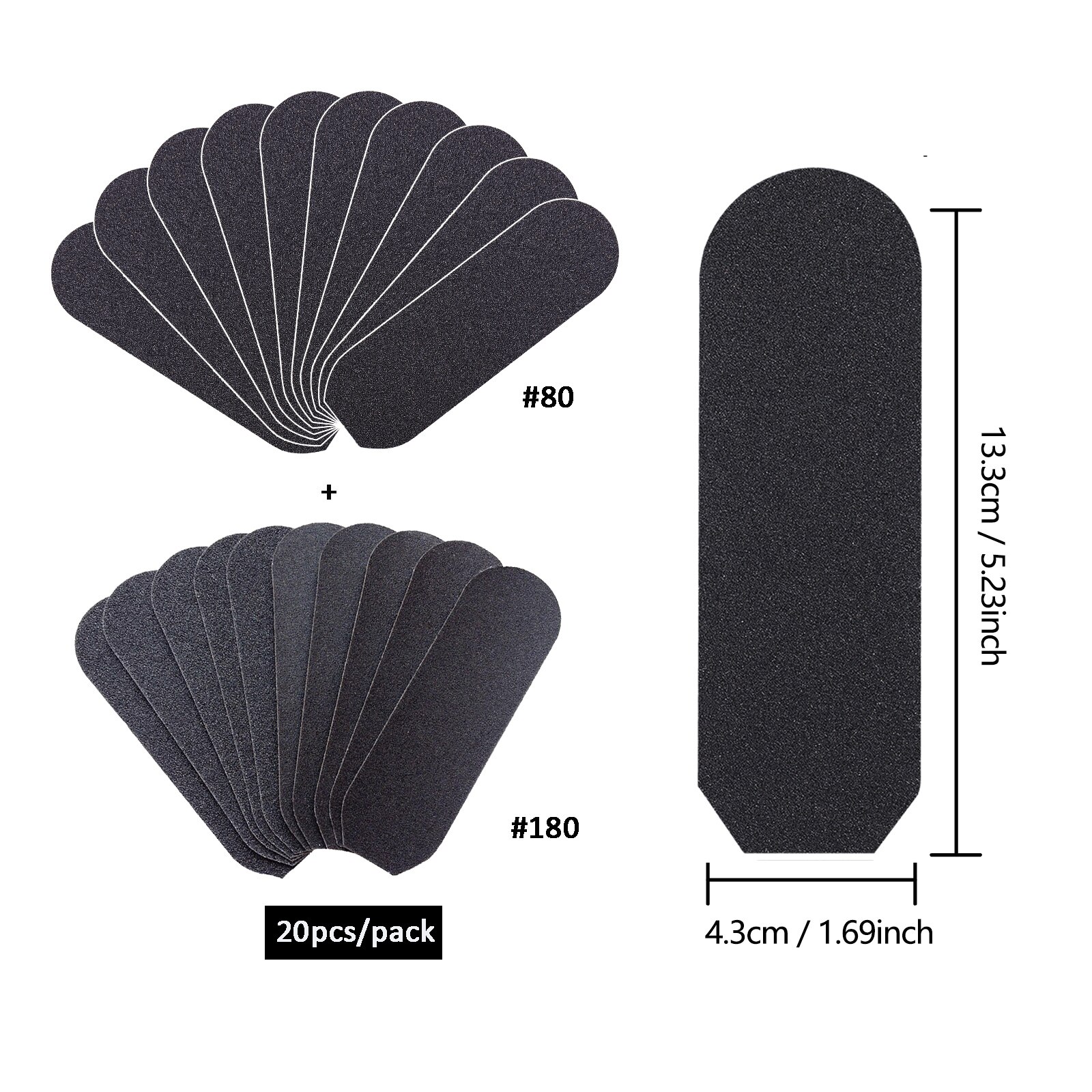 20 Stks/zak Voetvijlen Schuurvervangers Voor Pedicure-Voetvijlen Voetverzorging-Gereedschapsbestand-Eeltverwijderaar Dode Huid Voetrasp Bijvullen: plum