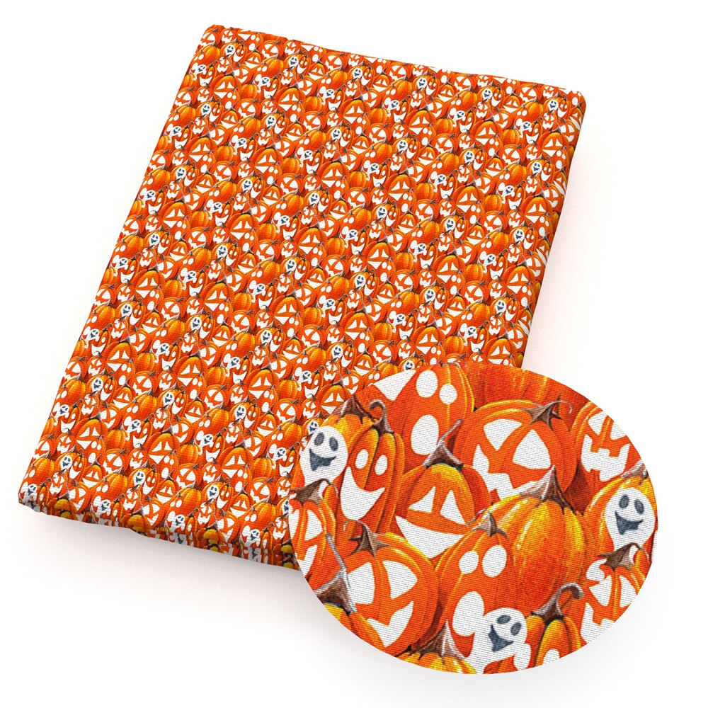 50*140cm halloween-tematryck polyester bomullstyg för tissue barn hemtextil för sömnad docka brudklänning  ,1 yc 11374: 1107291001