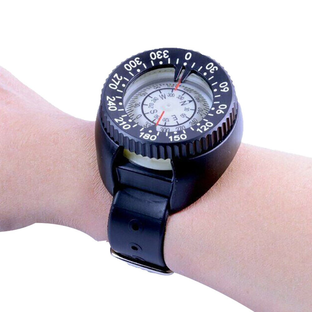 Wrist Watch Style Waterproof Diving Compass Swimming Water Sport Navigation Tool