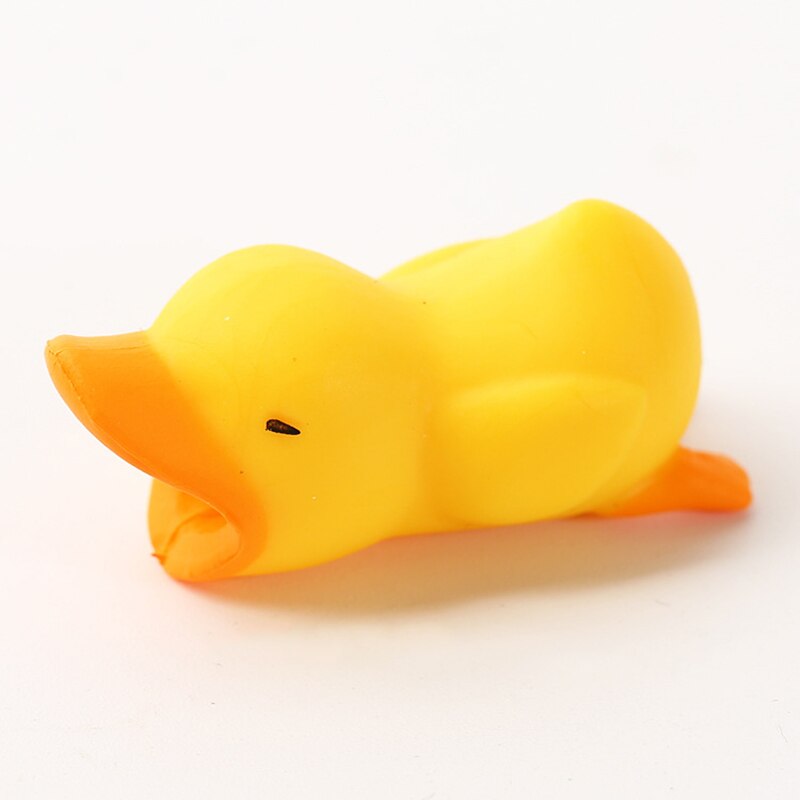 1pc Cute Animal Bite USB Cable Protector Desktop Organizer Kawaii Stationery Home Office Supplies Desk Accessories: E