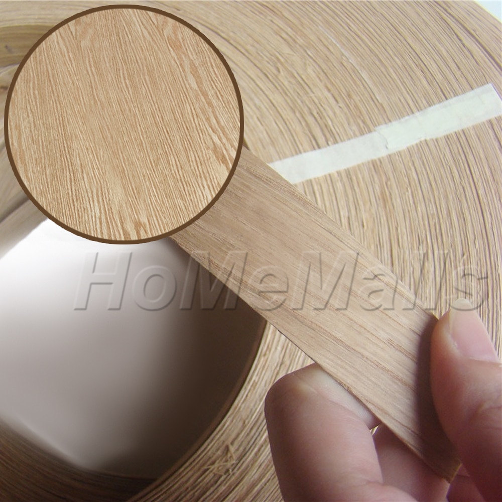 Cherry Wood Plywood Wood Edge Banding, Glue Wood Veneer Edging, Covering Edge of Table Door Shelf Cabinet Hardboard Fiberboard